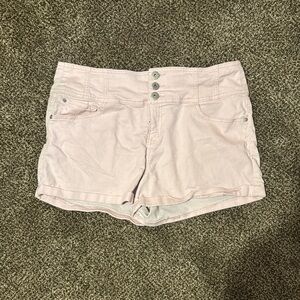 No Boundaries Pink High Waist Shorts